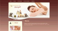 Desktop Screenshot of massagebymenzel.com